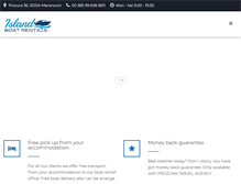 Tablet Screenshot of island-mljet.com